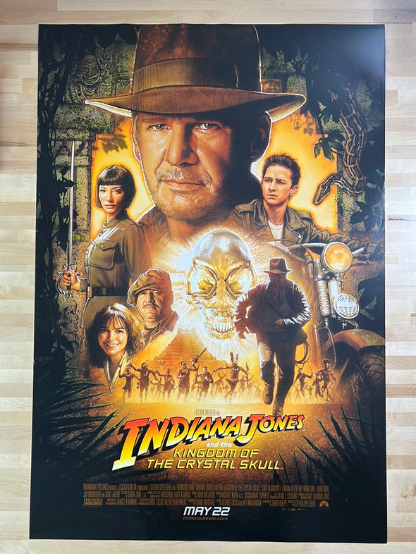 Indiana Jones and the Kingdom of the Crystal Skull - 2008 movie poster original