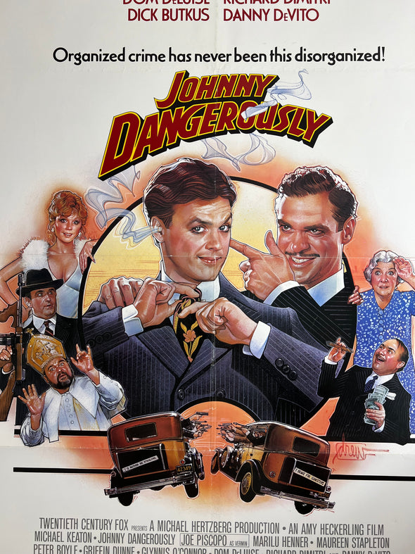 Johnny Dangerously - 1984 one sheet movie poster original 27x41