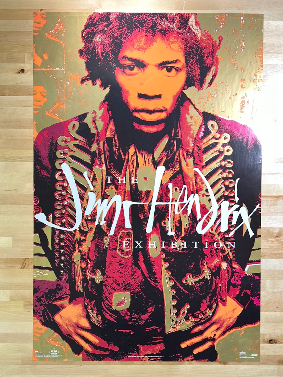 Jimi Hendrix 1992 Exhibition Vintage Poster Sold Out Posters jimi-hendrix-1992-exhibition-vintage-poster-sold-out-posters