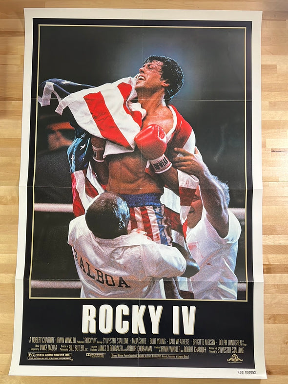 Rocky IV - 1985 movie poster original vintage