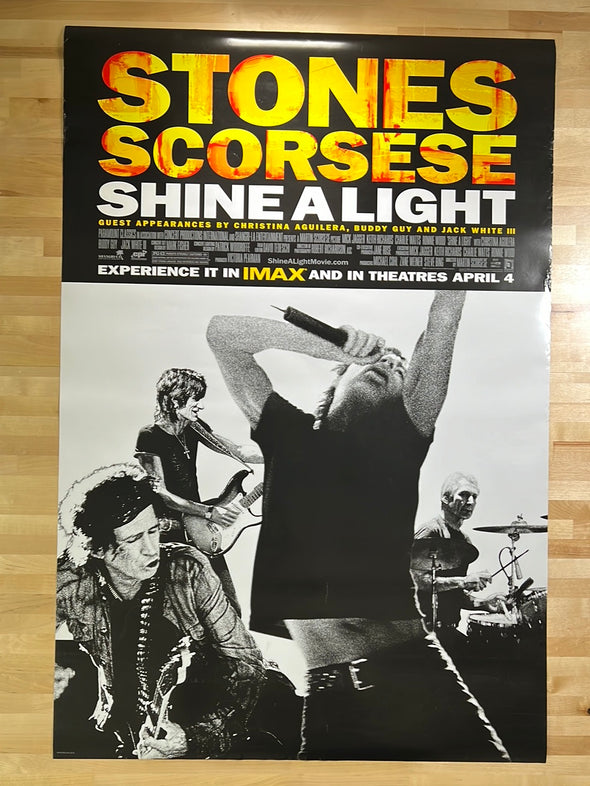 The Rolling Stones - 2008 Shine A Light movie poster original 27x40