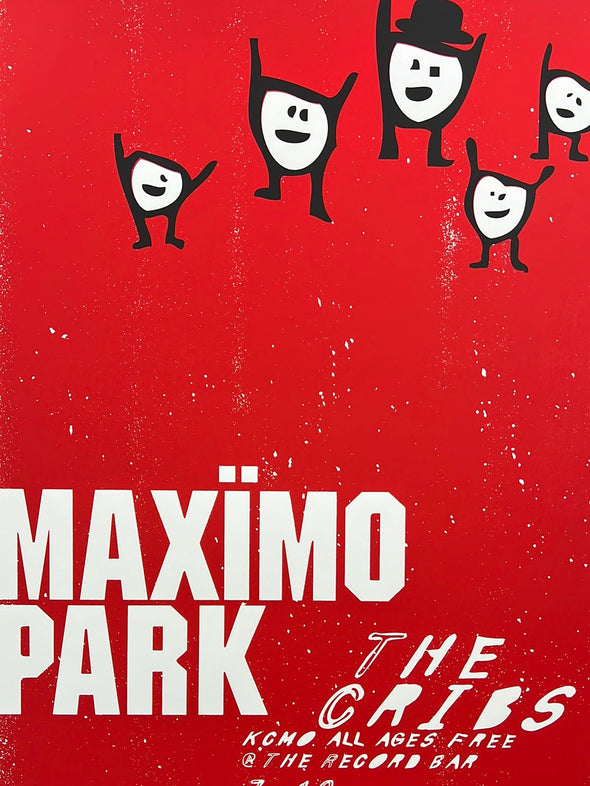 Maximo Park / The Cribs - 2007 poster Kansas City, MO