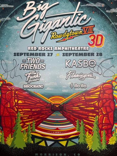 Big Gigantic Rowdytown VIII - 2019 poster Red Rocks Morrison, CO
