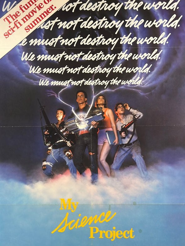 My Science Project - 1985 movie poster original