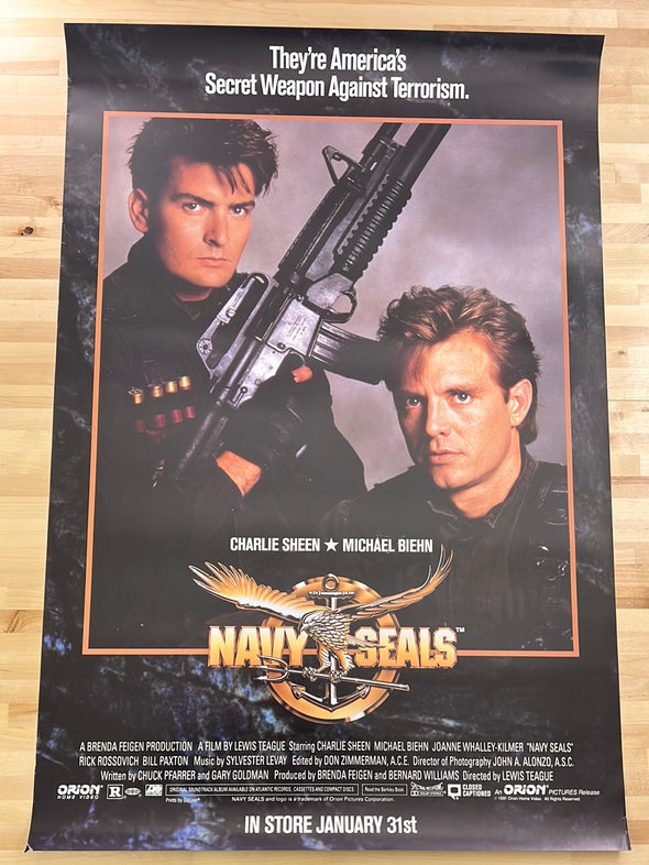 Navy Seals - 1990 movie poster original vintage