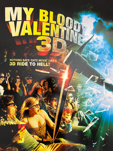 My Bloody Valentine 3D - 2009 video promo movie poster original 27x40