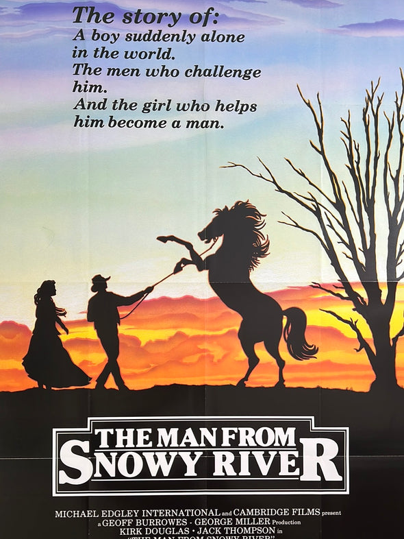 The Man From Snowy River - 1982 movie poster original vintage