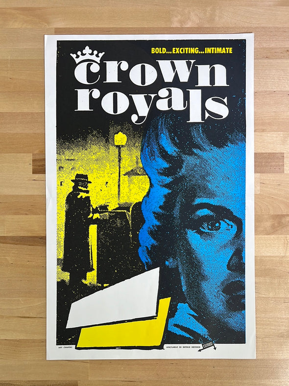 Crown Royals - Art Chantry poster Estrus Records