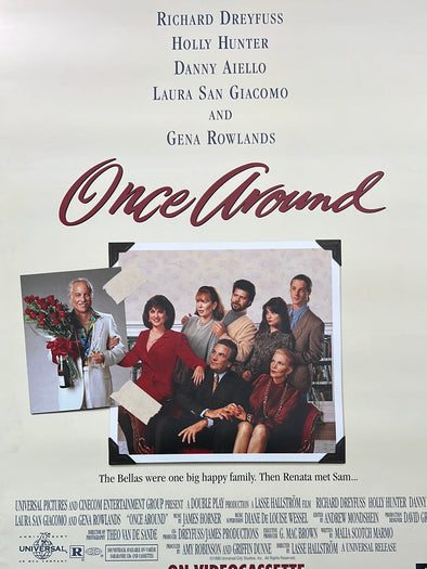Once Around - 1991 movie poster original vintage