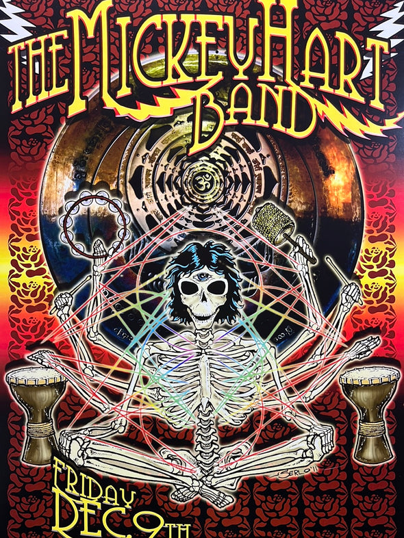 Mickey Hart - 2011 Mark Serlo poster Boulder, CO Fox Theatre