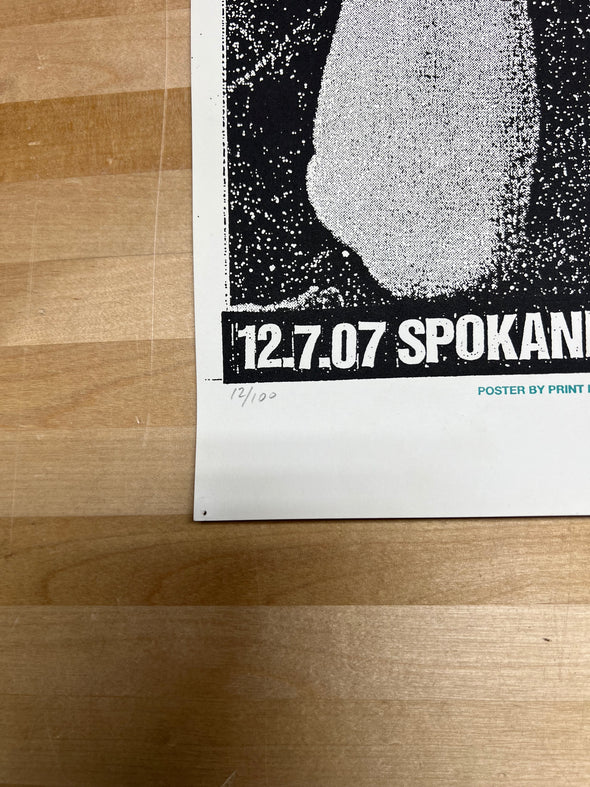 Tool - 2007 Print Mafia poster Spokane, WA Spokane Coliseum – Sold