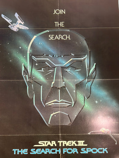 Star Trek III - 1984 The Search For Spock movie poster original vintage