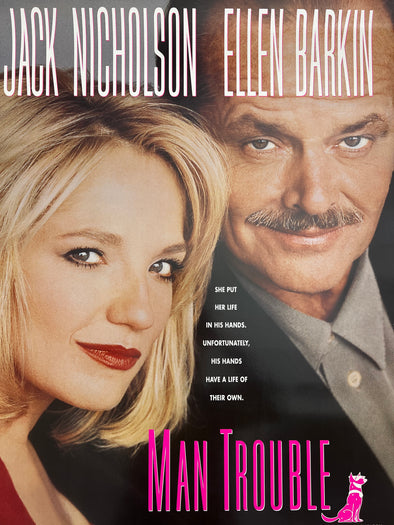 Man Trouble - 1992 video promo movie poster original