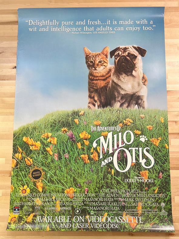 Milo & Otis - 1989 movie poster original