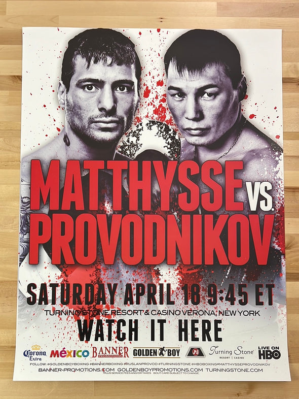 Boxing - 2015 Matthysse vs Provodnikov Poster