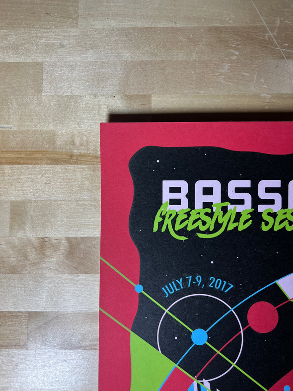 Bassnectar - 2017 Derek Sabiston poster Colorado Freestyle Sessions