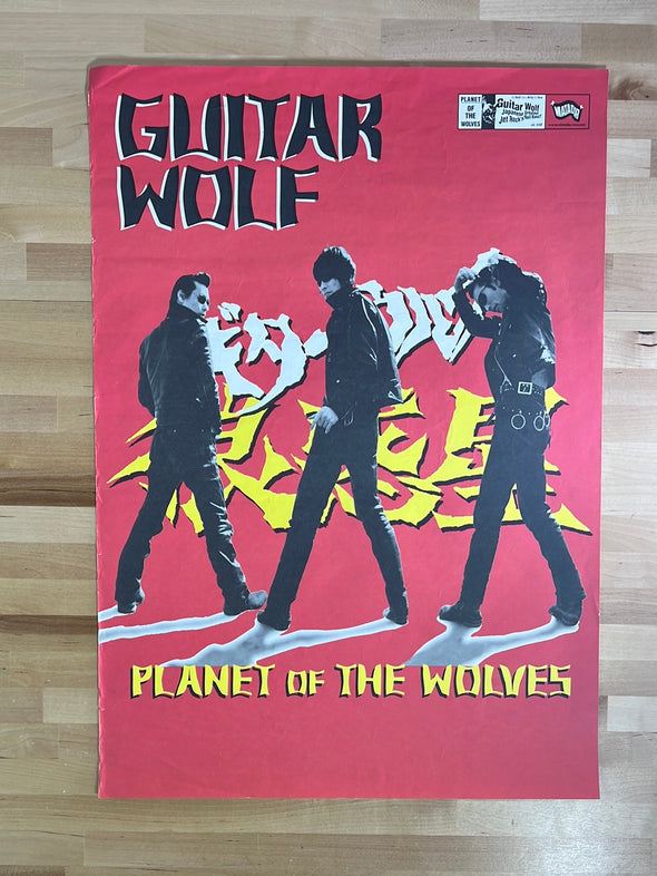 Guitar Wolf Planet Of The Wolves - promo poster Matador Records