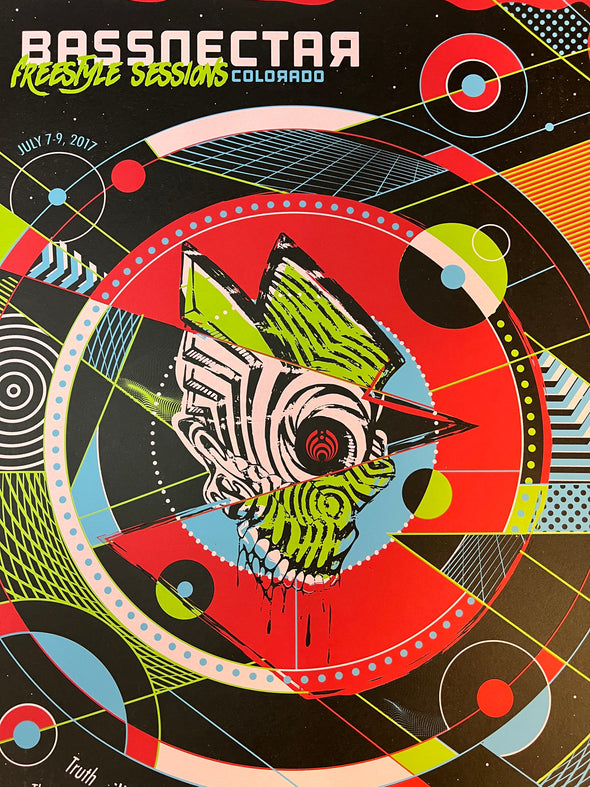 Bassnectar - 2017 Derek Sabiston poster Colorado Freestyle Sessions