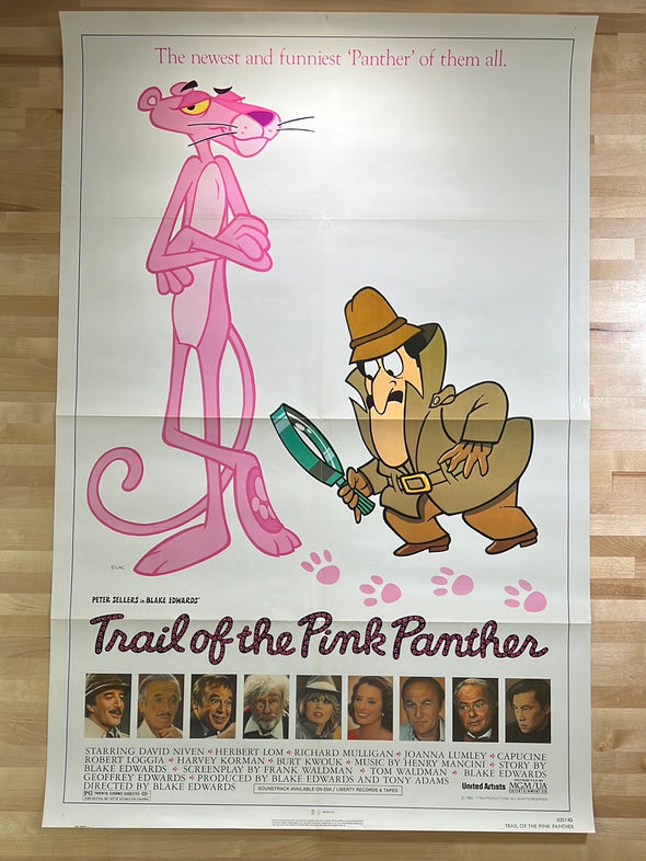 Trail of the Pink Panther - 1982 Peter Sellers movie poster original vintage