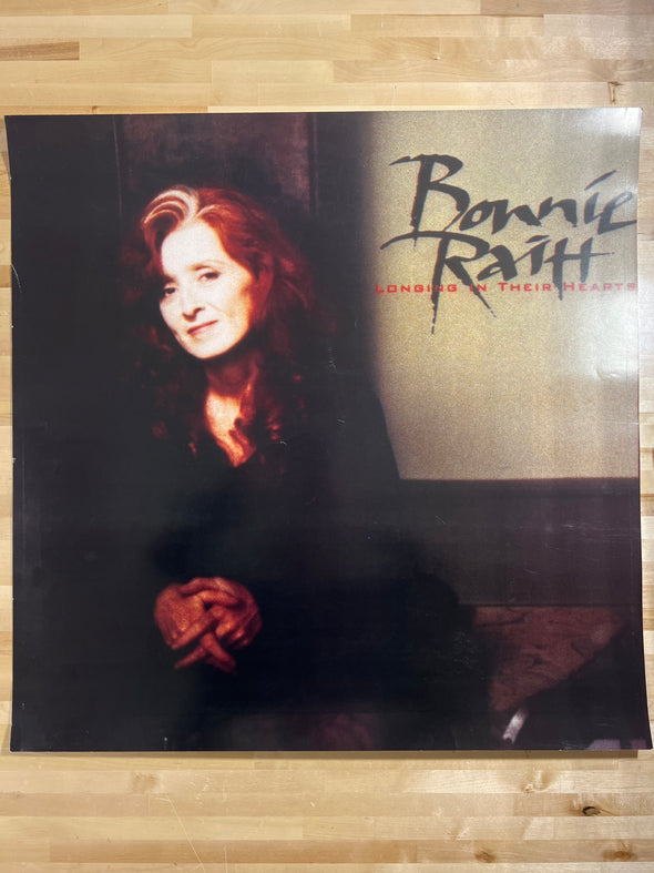 Bonnie Raitt - 1994 promo poster original vintage Longing In Their Hearts