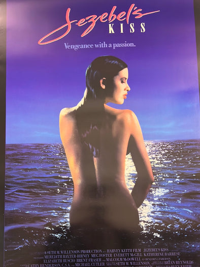 Jezebel's Kiss - 1990 movie poster original vintage