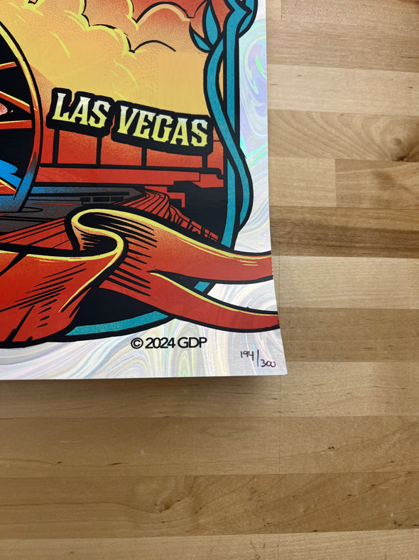 Dead & Company - 2024 Maxx242 poster Las Vegas, Nevada Sphere FOIL Edition