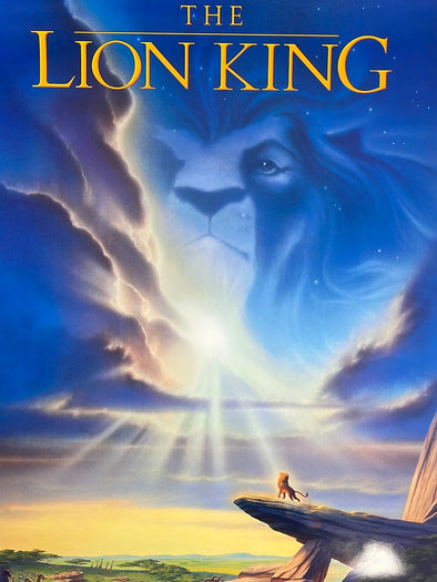 Lion King - 1994 movie poster original 27x40