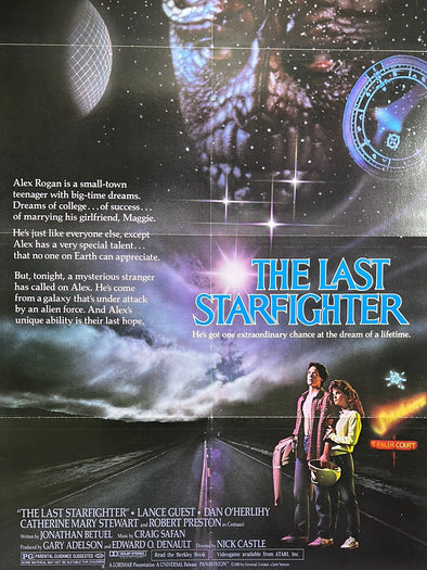 The Last Starfighter! - 1984 movie poster original