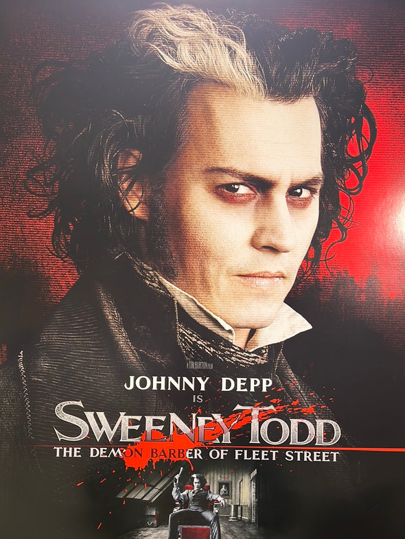 Sweeny Todd - 2007 movie poster original