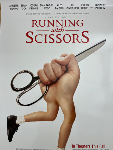 Running With Scissors - 2006 video promo movie poster original 27x40