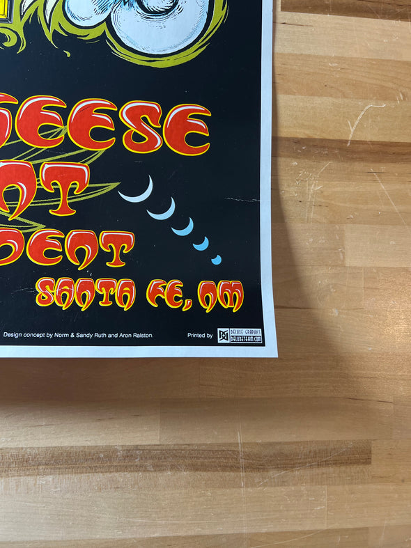 String Cheese Incident - 2003 Jesse Philips poster Santa Fe, NM Paolo Soleri Amphitheater (UNAUTHENTICATED  SIGNATURE)