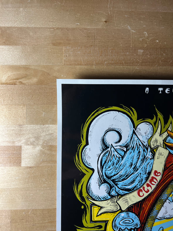 String Cheese Incident - 2003 Jesse Philips poster Santa Fe, NM Paolo Soleri Amphitheater (UNAUTHENTICATED  SIGNATURE)