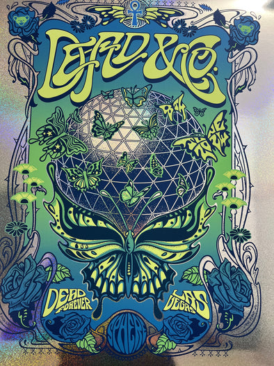 Dead & Company - 2024 Liane Plant poster Las Vegas, Nevada 6/8 Sphere FOIL Online Edition