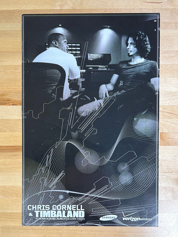 Chris Cornell - 2009 promo poster Scream Tour