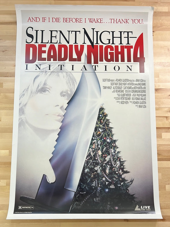 Silent Night, Deadly Night 4 - 1990 movie poster original