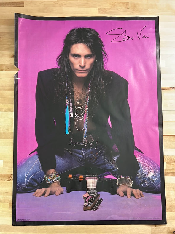 Steve Vai - 1988 poster original vintage