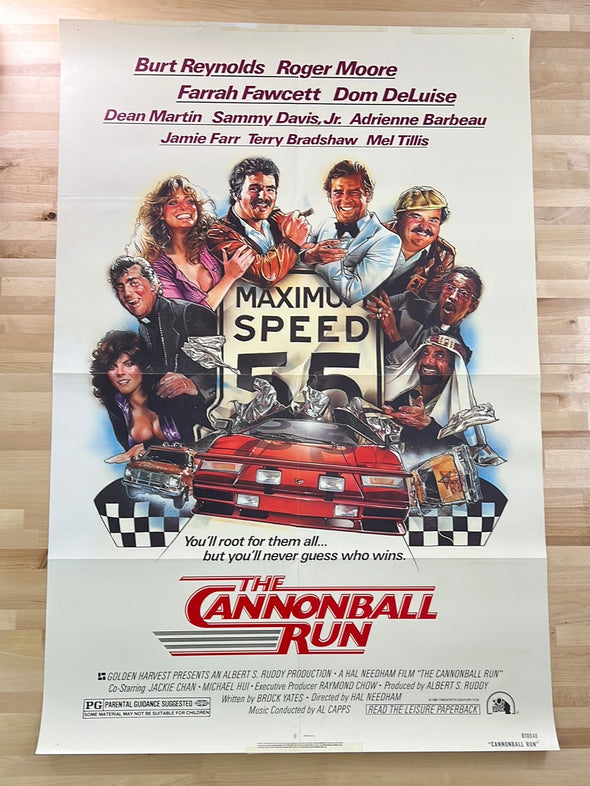 The Cannonball Run - 1981 movie poster original vintage