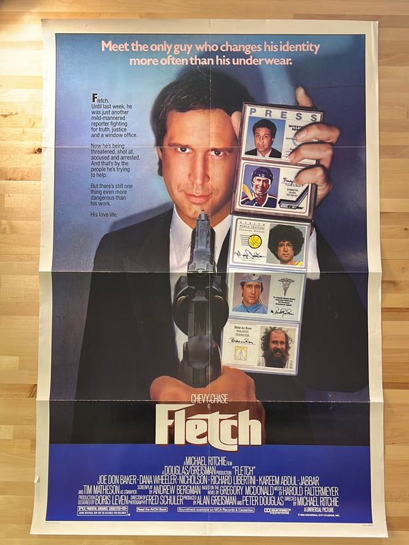Fletch - 1985 movie poster original vintage