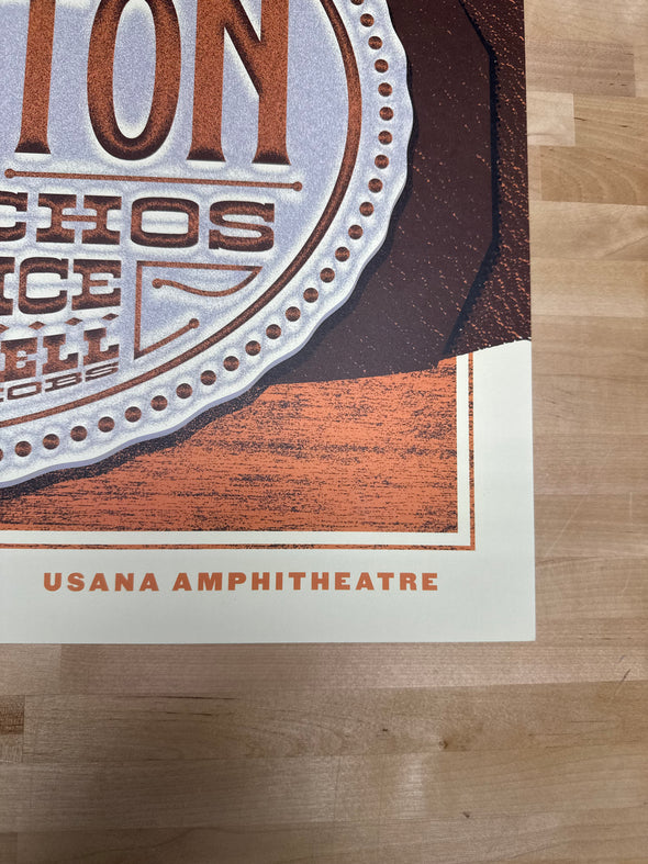 Chris Stapleton - 2022 Zoca Studio poster Usana West Valley City, UT