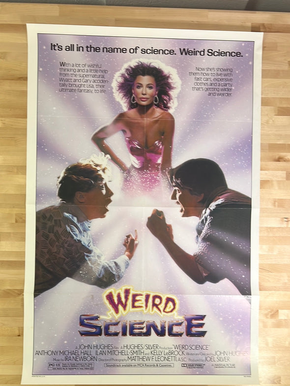 Weird Science - 1985 movie poster original vintage