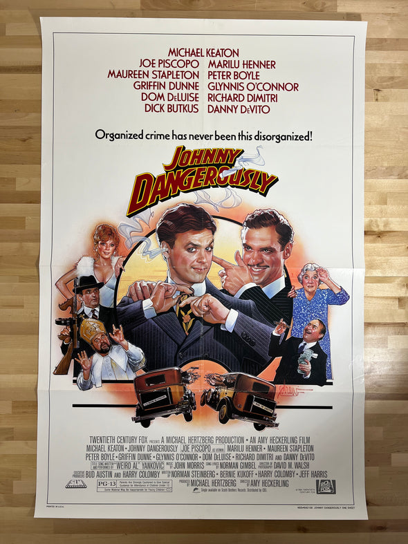 Johnny Dangerously - 1984 one sheet movie poster original 27x41