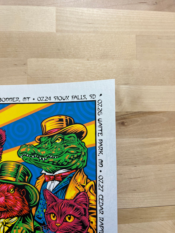 Primus - 2024 Todd Slater Summer Tour Poster AP Edition