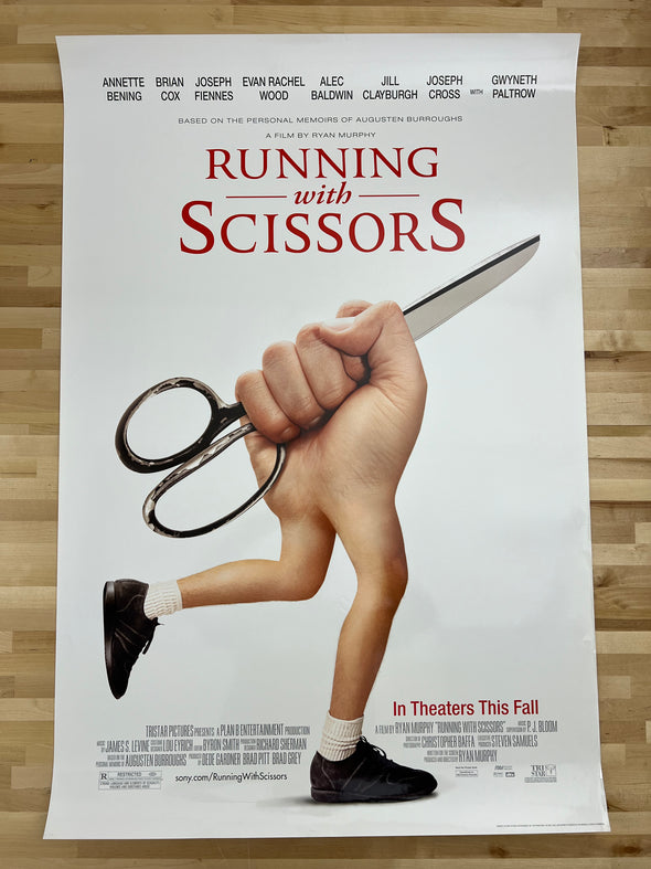 Running With Scissors - 2006 video promo movie poster original 27x40