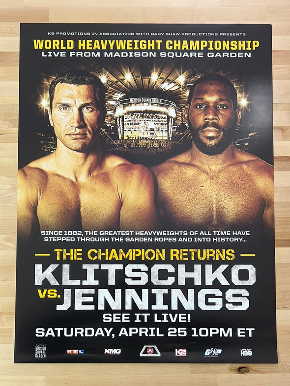Boxing - 2015 Klitschko vs Jennings Poster