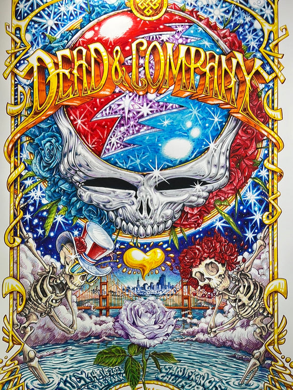 Dead & Company - 2023 AJ Masthay poster San Francisco, California