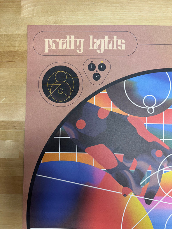 Pretty Lights - 2023 poster New Orleans, LA 12/01, 12/03 Mardi Gras World Ballroom