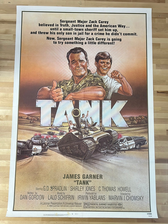 Tank - 1984 movie poster original