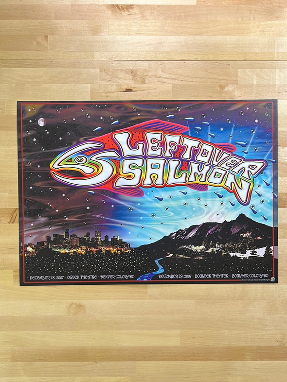 Leftover Salmon - 2007 Jason Rizzi poster Colorado
