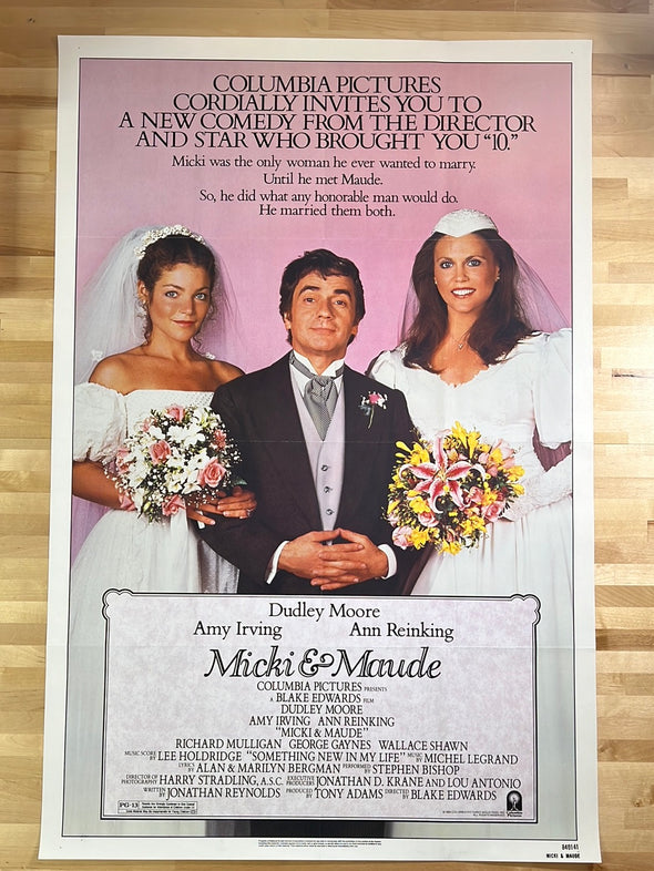 Micki & Maude - 1984 movie poster original vintage