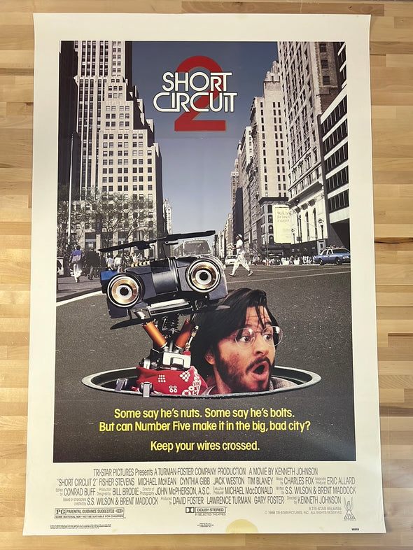 Short Circuit 2 - 1988 movie poster original